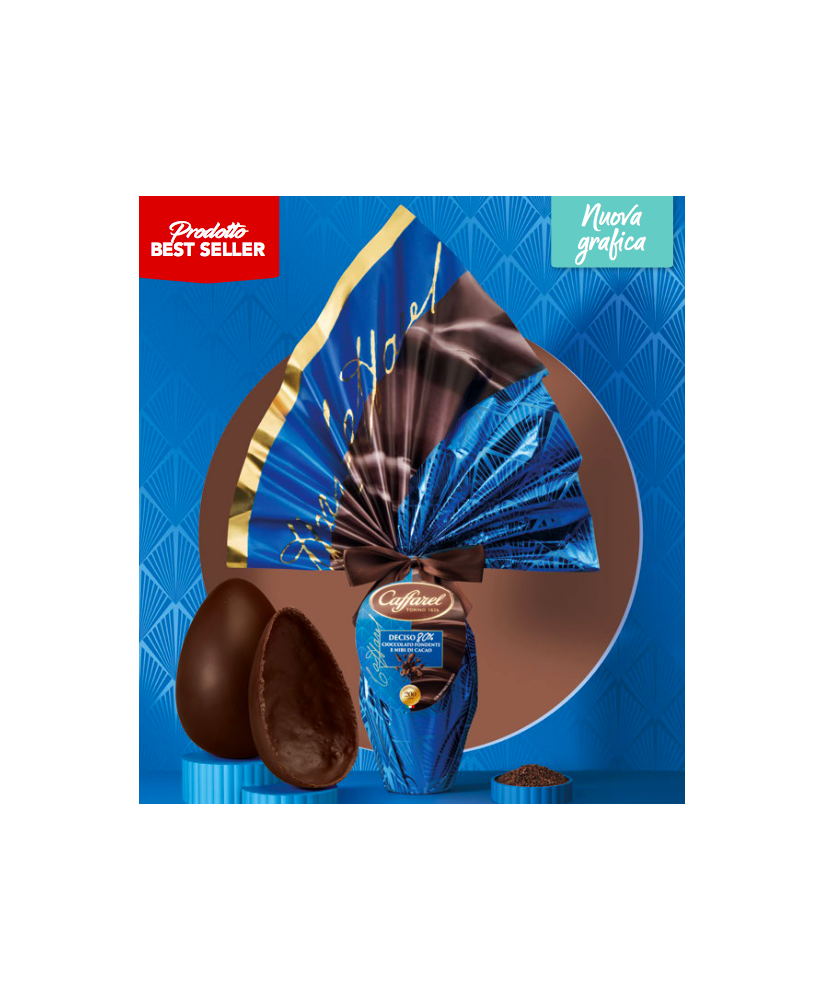 Easter egg Cafferel dark chocolate raspberry shop online | corso101