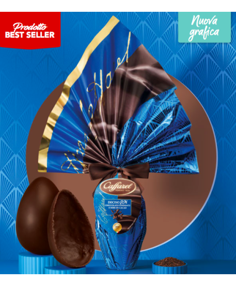 Easter egg Cafferel dark chocolate raspberry shop online | corso101