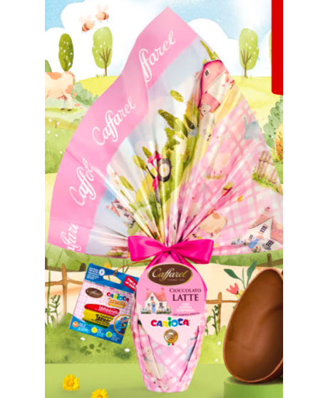 Online sales Caffarel Eggs for children female, milk chocolate with double surprise, Italian high-quality milk chocolate. Shop o