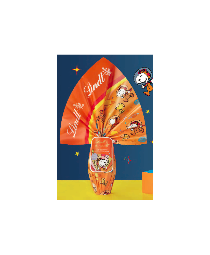 Lindt - Uovo Snoopy - Cioccolato Fondente - 240g