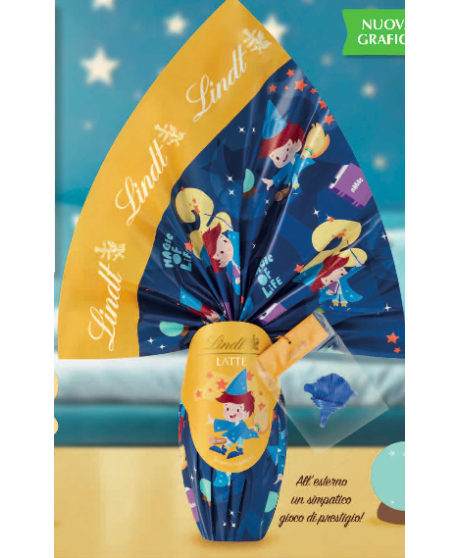 Vendita online Uovo di Pasqua Lindt & Sprüngli al latte classico maschio con doppia sorpresa da bambino (SCONTO 10%). Shop