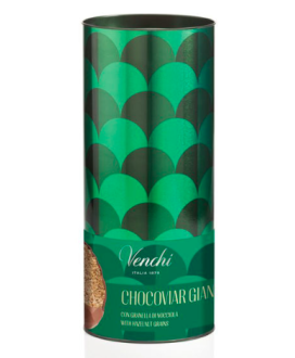 Venchi - Chocoviar Gianduja egg in a metal cylinder - 330g