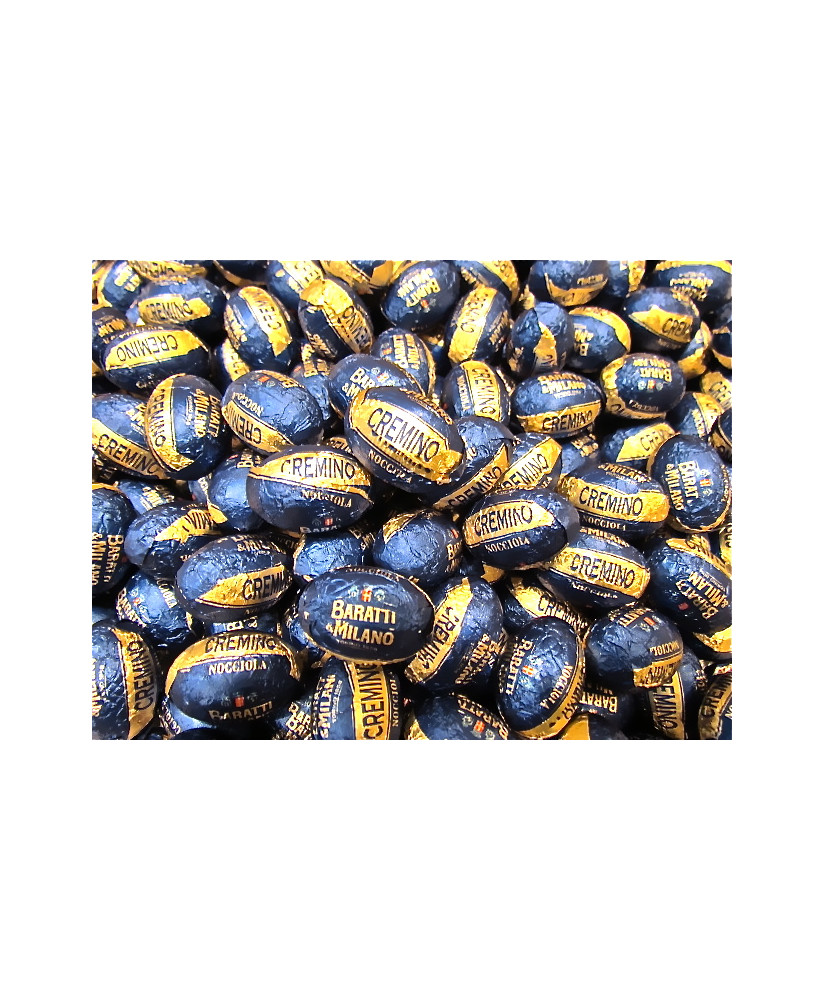 Vendita online ovetti Baratti & Milano di cioccolato Cremino alla nocciola. Shop on line ovette di Pasqua di cioccolata al latte