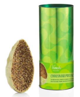 Venchi Easter Eggs Chocoviar Egg Pistachio metal cylinder | corso101