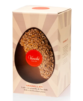 Venchi - Uovo Granellato Nocciolato a Latte - 390g
