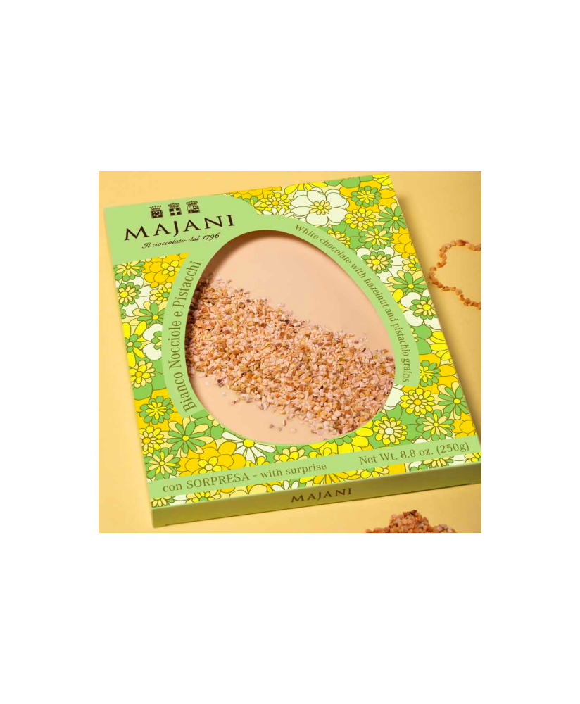 Buy on line italian Easter eggs with surprise Dark Chocolate with Orange Peel . Shop on line easter egg Majani Fiat cremino, dar