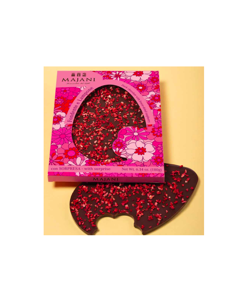 Majani - Plato' Bloom - Dark Chocolate and Raspberry - 180g
