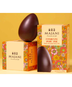 Vendita online uova di Pasqua Majani 2017 Fondente Extra 70% Perù. Shop on line Uovo di Majani Bologna con cacao amaro. Migl