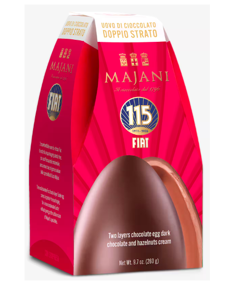 Majani - Cremino egg "Fiat" Dark Chocolate - 260g