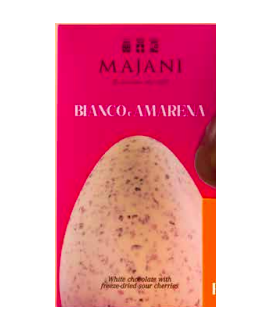 Vendita online uova di Pasqua Majani di cioccolato fondente extra con scorze di arancia candite. Shop on line Uovo di Pasqua fon