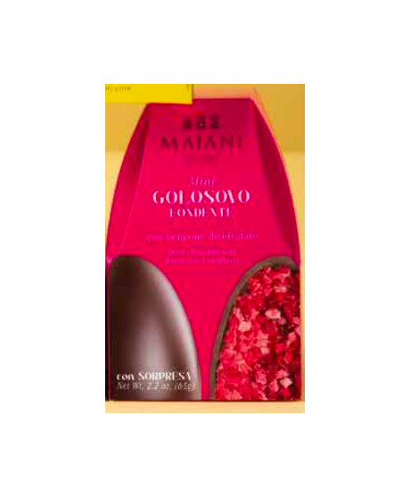 Majani - Golosovino Dark Chocolate with Raspberry Mignon - 65g