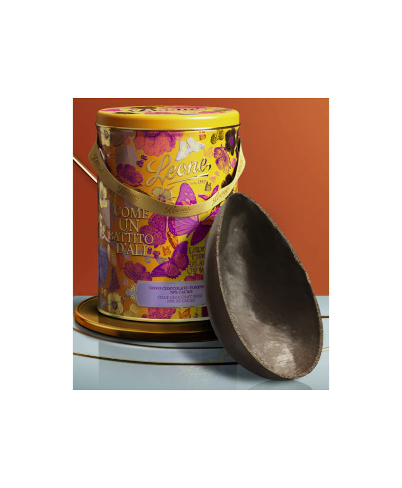 Leone - Classic Dark Egg 70% - Tin - 300g