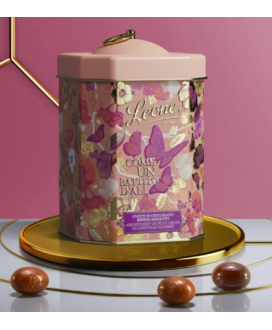 Leone - "Farfalla" Lantern Tin with Assorted Filled Eggs - 350g