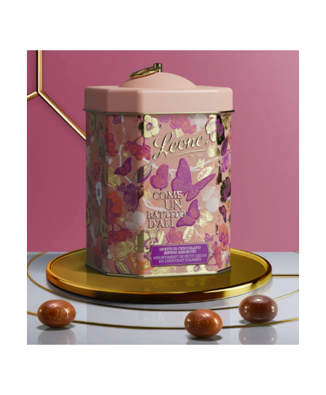 Leone - Latta Lanterna "Farfalla" con Ovetti Ripieni Assortiti - 350g