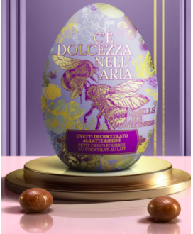 Leone - Egg Tin with Milk Chocolate Filled Eggs - 90g