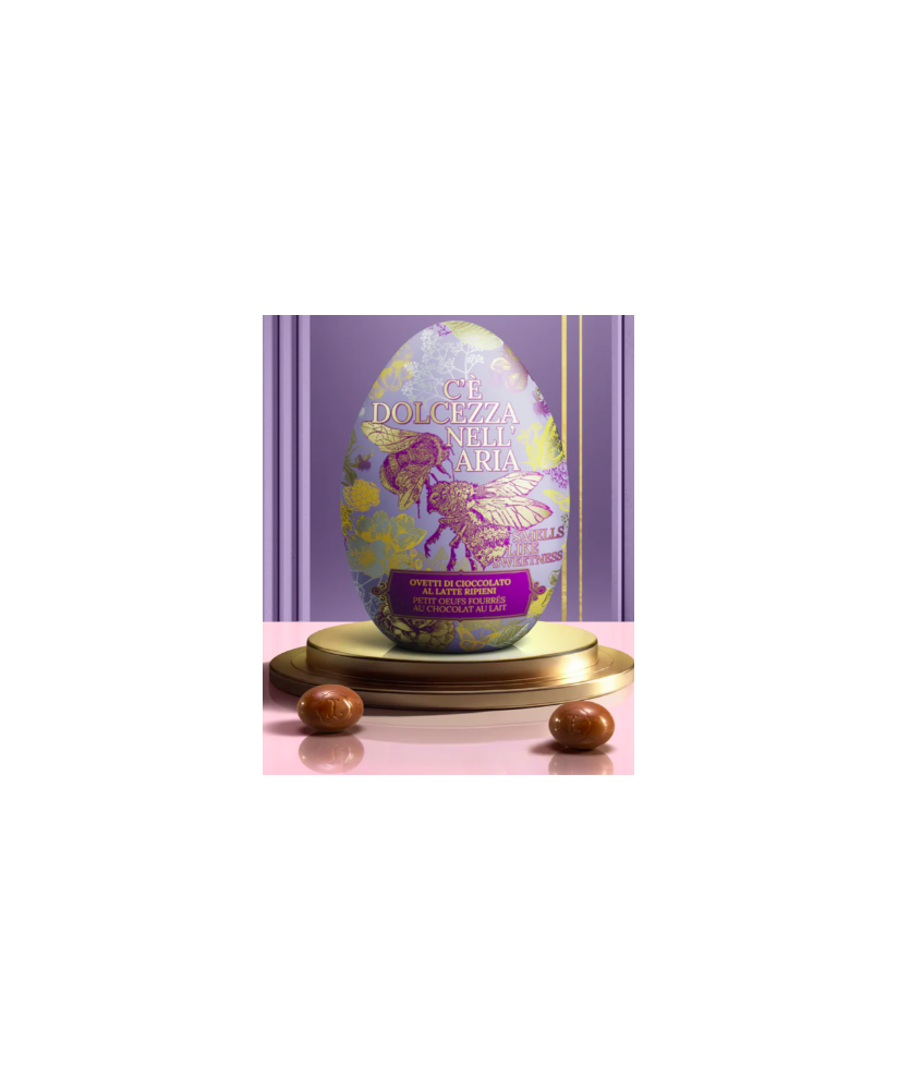 Leone - Egg Tin with Milk Chocolate Filled Eggs - 90g