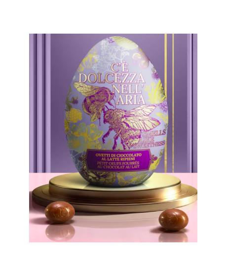 Leone - Latta Uovo con Ovetti di Cioccolato al Latte ripieni - 90g