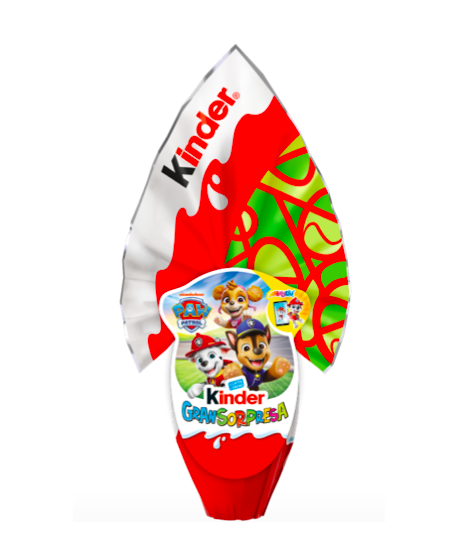 Kinder Ferrero - Paw Patrol - Gran Sorpresa - 150g