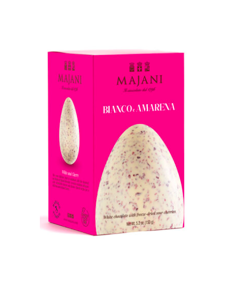 Vendita online uova di Pasqua Majani di cioccolato fondente extra con scorze di arancia candite. Shop on line Uovo di Pasqua fon