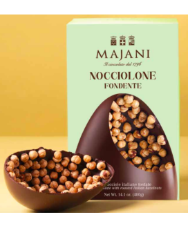 Online sales Easter eggs Italian Majani 2016 Golosovo Fudge with chopped toasted hazelnuts. Shop online Egg Golosovo Majani made