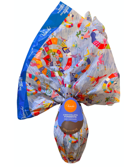 Venchi - Dark Chocolate Egg Blue - for Boys - 220g