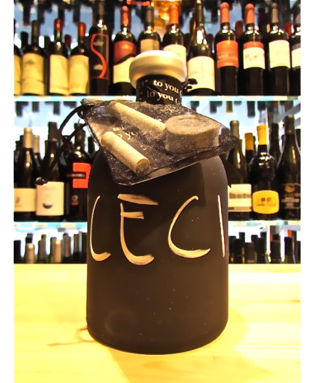 Vendita online Bolle di Lambrusco Bianco delle Cantine Ceci - TO YOU (A TE) - Con originale bottiglia a lavagna, gessetti e canc