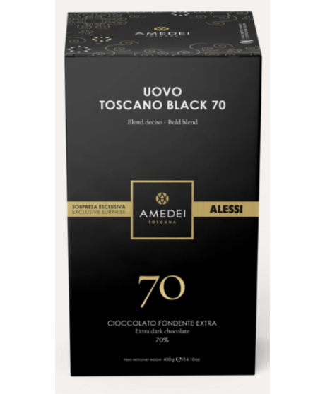 Uova di Pasqua Amedei Toscano Black 70% vendita online shop | corso101