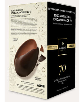 Amedei - Double Taste Chocolate Egg - 450g | corso101.com