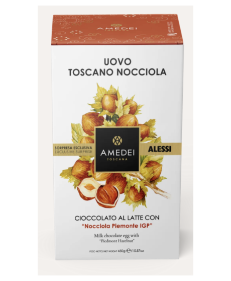Uova di Pasqua Amedei Toscano Nocciola vendita online shop | corso101