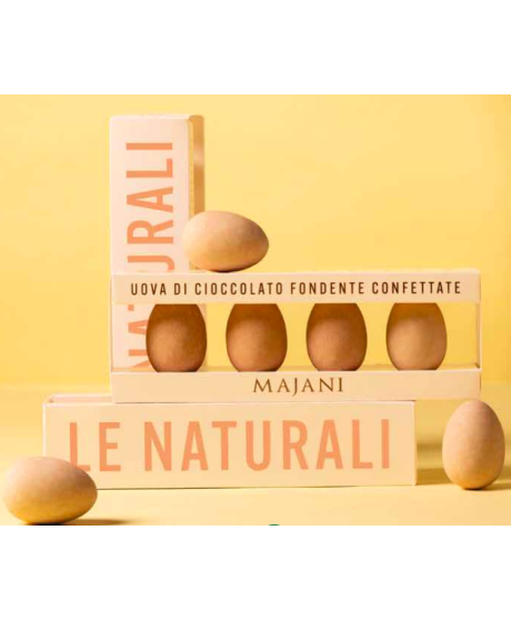Online sales, Buy Italian Majani sugar coated chicken easter eggs, stuffed with dark chocolate. Shop online little easter eggs