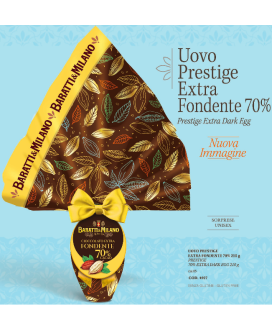 Baratti - Uovo Prestige Ciuffo - Extra Fondente 70% - 210g