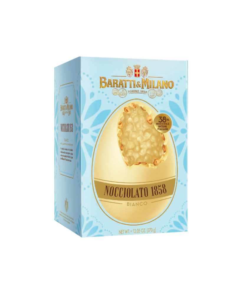 Online sale Easter Eggs Nocciolato Baratti & Milano. Shop online easter eggs milk chocolate and dark chocolate, handmade of the