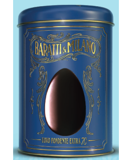 Baratti - Uovo Extra Fondente 70% - LATTA - 300g