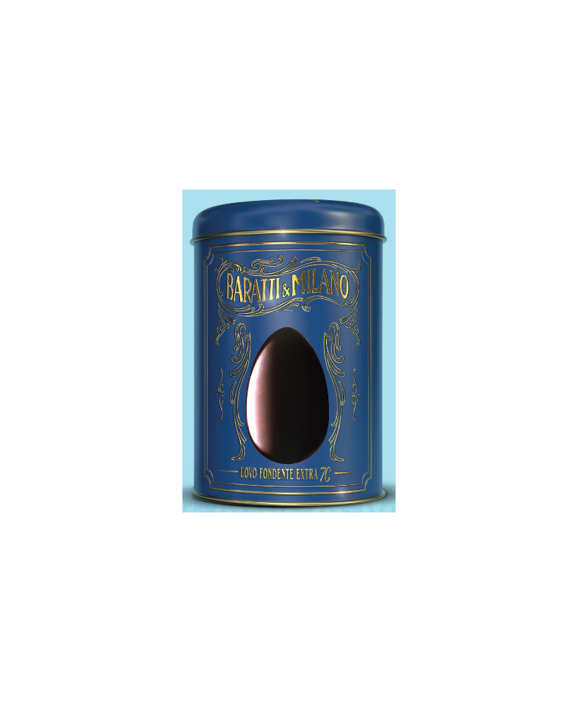 Baratti - Extra Dark Chocolate 70% - TIN BOX - 300g