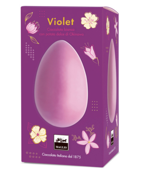 Maglio Uovo Violet Cioccolato bianco e patata di Okinawa | corso101