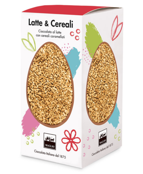 Uova di pasqua Maglio al latte con cereali vendita online | corso101