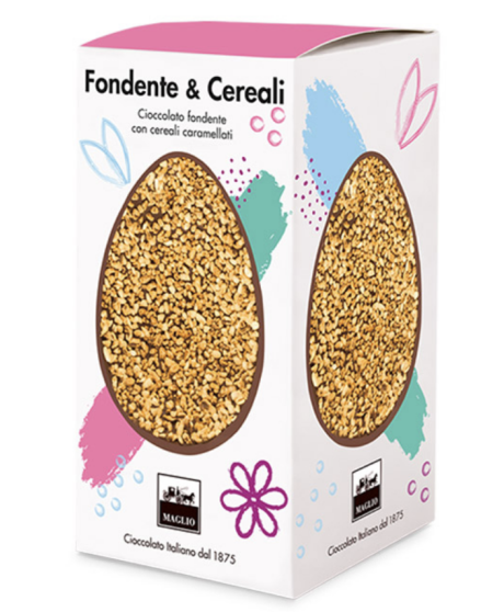 Maglio - Dark chocolate egg with cereals - 200g