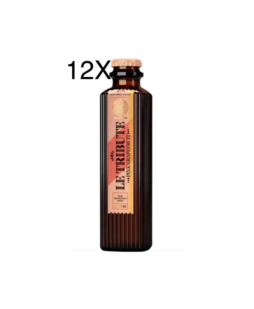 Le Tribute - Pink Grapefruit Tonic Water - 12 BOTTIGLIE - 20 cl
