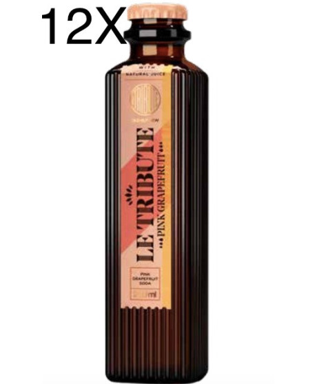 Le Tribute - Pink Grapefruit Tonic Water - 12 BOTTIGLIE - 20 cl