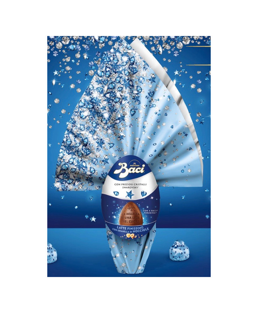 Perugina - Uovo al latte con Granella di Nocciole - Con Cristallo Swarovski - 310g