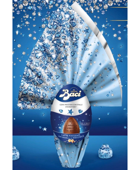 Perugina - Uovo al latte con Granella di Nocciole - Con Cristallo Swarovski - 310g