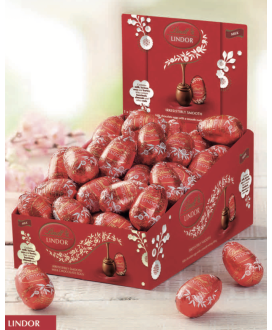 Vendita online Ovetti di Pasqua grandi Lindor rossi al latte, Lindt & Sprüngli a €30.00 al Kg. Shop on-line maxiovette Lindor. M