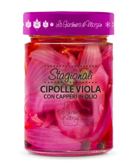 La Giardiniera di Morgan - Cipolle Viola con Capperi - 310ml