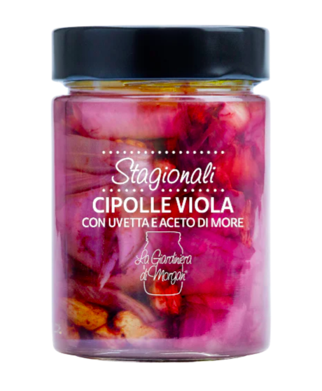 La Giardiniera di Morgan - Cipolle Viola con Aceto di More e uvetta - 310ml