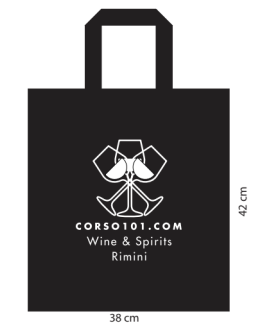 Bag in Cotone - Corso101 - New Logo Nera