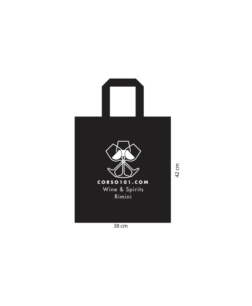 Cotton Bag - Corso101 - New Logo Black