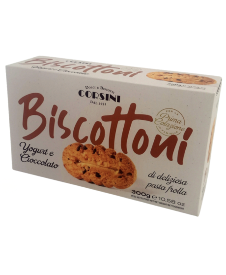 Vendita Biscotti Corsini, Biscottoni Yogurt e Cioccolato, Biscottoni Corsini prima colazione, Biscotti Yogurt e Cioccolato.