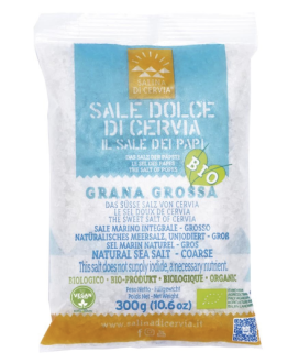 Cervia Saltworks - Organic/Vegetarian Sweet Salt - Coarse Grain - 300g