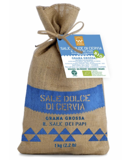 Salina di Cervia - Sale Dolce Bio/Veg - Grana Grossa - Juta -1000g