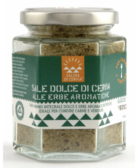 Salina di Cervia - Sale Dolce alle erbe aromatiche - ideale per Carne - 175g